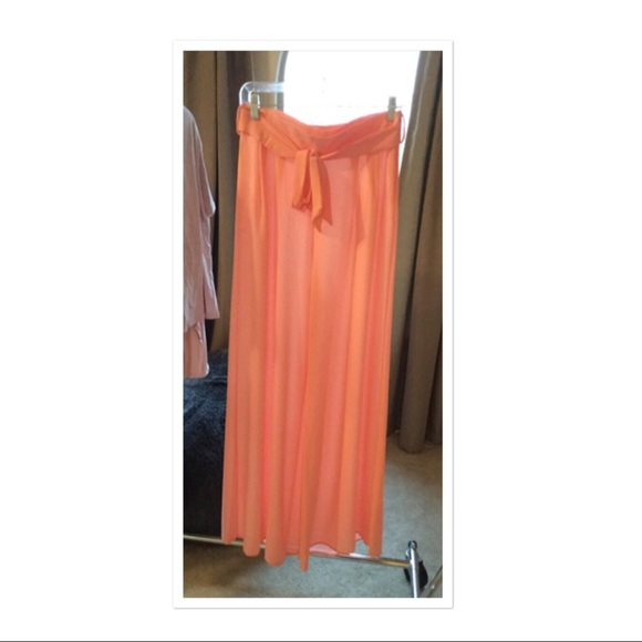 SUMMER CLEARANCE‼️Lightweight Tie Palazzo Pant - Picture 2 of 2